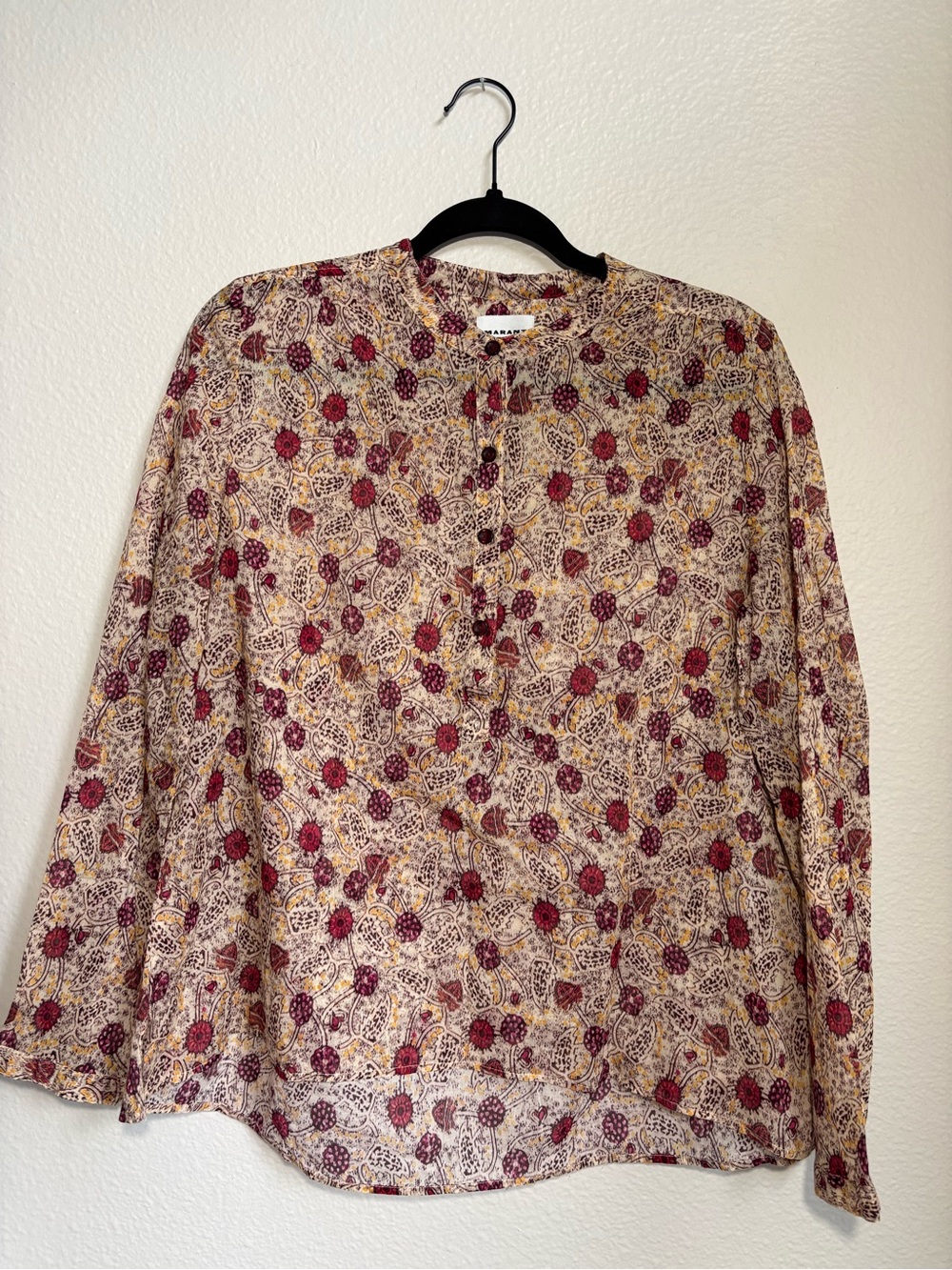 Isabel Marant Etoile Maria Floral Cotton Top
